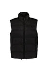 SGB03 F0002 RE NYLON triangle logo down vest - PRADA - BALAAN 1