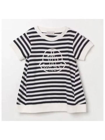 Moncler Kids Striped T Shirt 8C0000989AGB F07 - BOBO CHOSES - BALAAN 1