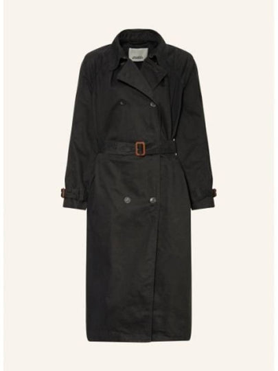 Edenna Trench Coat Black - ISABEL MARANT - BALAAN 2