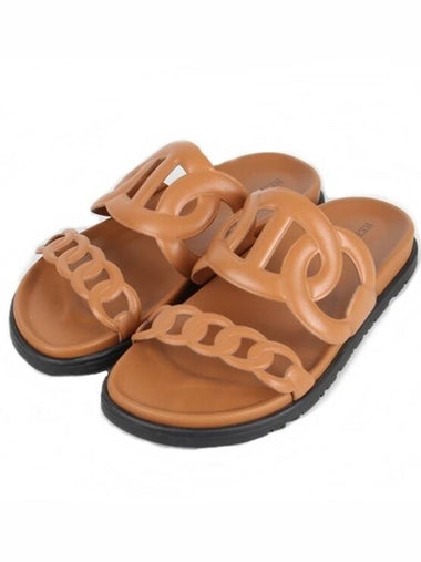 Extra Sandals Camel 36 5 - HERMES - BALAAN 1