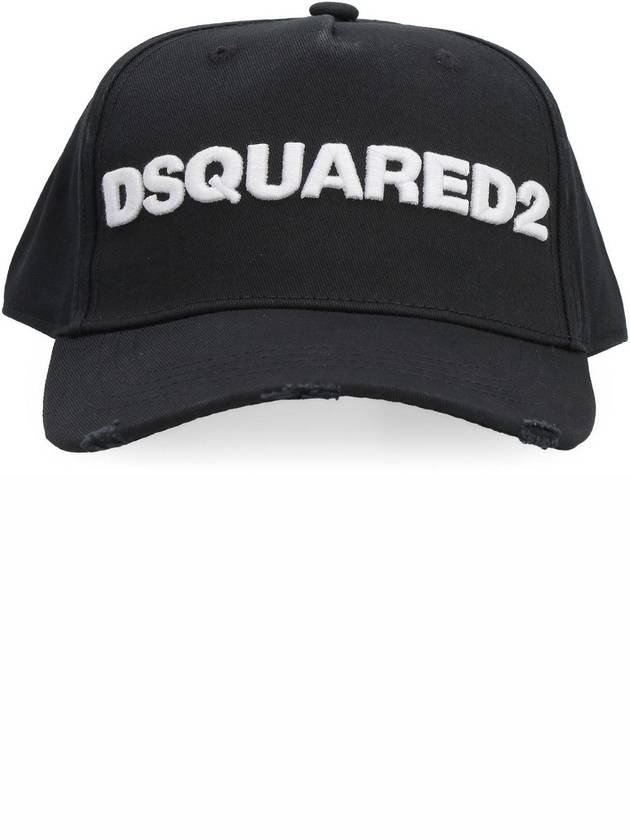 Embossed Logo Patch Ball Cap Black - DSQUARED2 - BALAAN 3