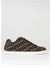 Tech Fabric Low Top Sneakers Brown - FENDI - BALAAN 2