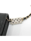 Accordion card wallet chain bag black caviar gold AP2444 - CHANEL - BALAAN 10