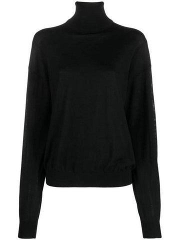 Turtleneck 755010 Y76GM 1000 Black - SAINT LAURENT - BALAAN 1