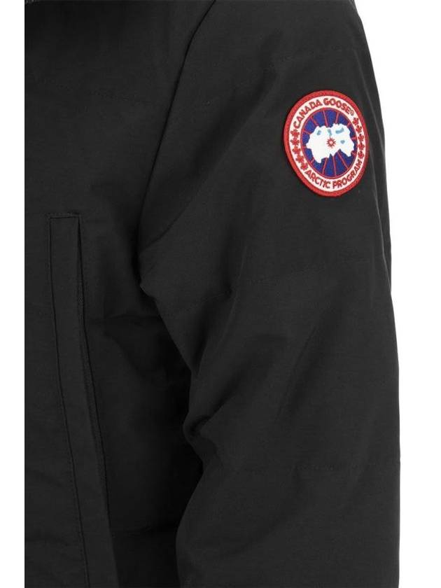 Wyndham Logo Patch Padding Black - CANADA GOOSE - BALAAN 5