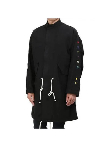 LOGO PARKA BLACK - THE EDITOR - BALAAN 1