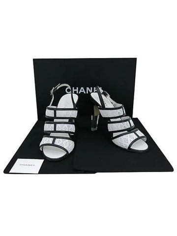 Smith Market used luxury goods open toe sandals women s shoes - CHANEL - BALAAN 1