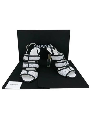 Smith Market used luxury goods open toe sandals women s shoes - CHANEL - BALAAN 1