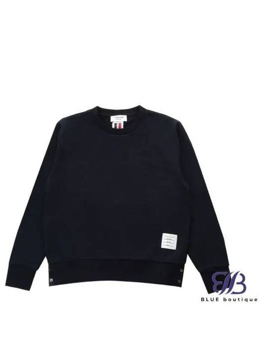 Center Back Stripe Crewneck Sweatshirt Navy - THOM BROWNE - BALAAN 2