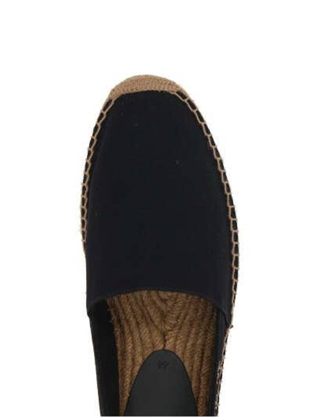 Logo Monogram Espadrilles Black - SAINT LAURENT - BALAAN 3