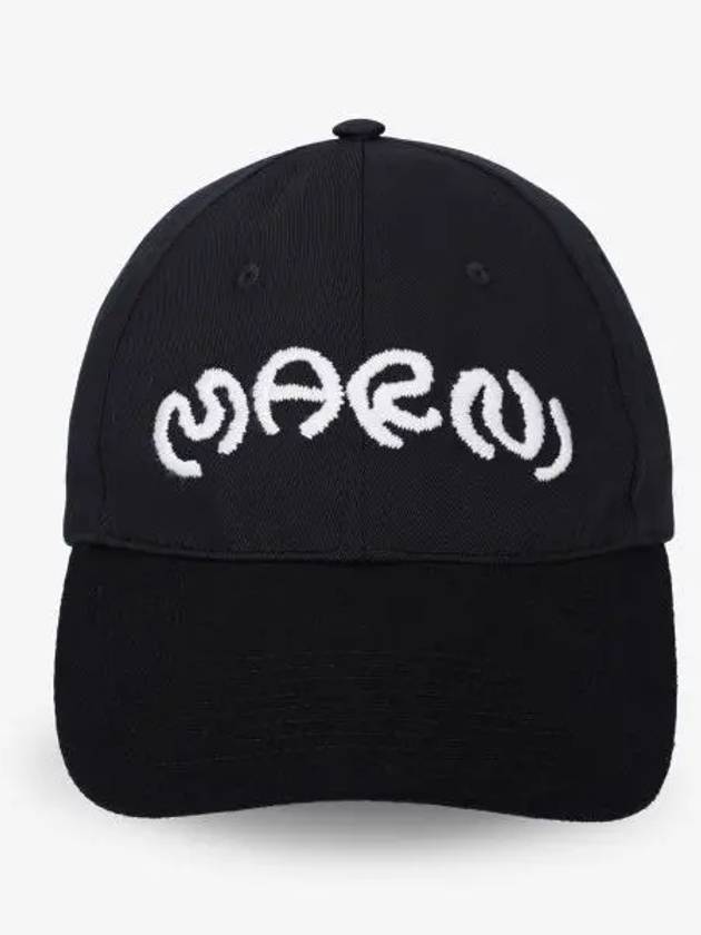 Graffiti Logo Ball Cap Black - MARNI - BALAAN 2