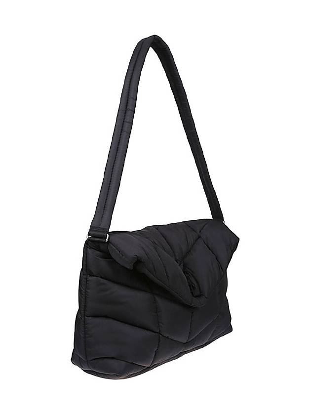 Logo Puffer Messenger Bag Black - SAINT LAURENT - BALAAN 3