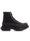 Tread Slick High Top Sneakers Black - ALEXANDER MCQUEEN - BALAAN 1