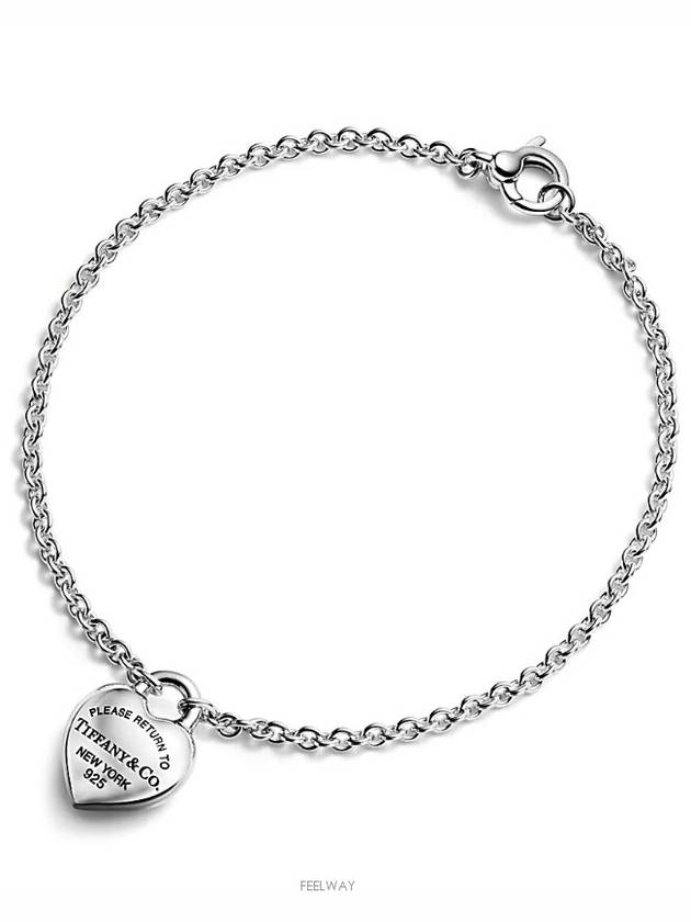 Full Heart Charm Chain Bracelet Silver - TIFFANY & CO. - BALAAN 2