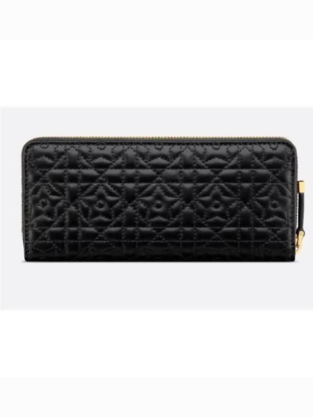 Miss Caro Voyageur Slim Long Wallet Black - DIOR - BALAAN 5