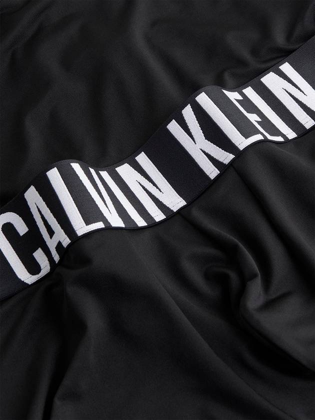 Waist Big Logo Drawn Briefs Black - CALVIN KLEIN - BALAAN 4