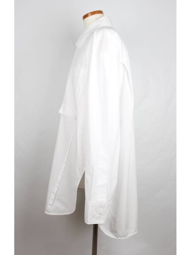 Backlogo overshirt white XL - WOOYOUNGMI - BALAAN 3