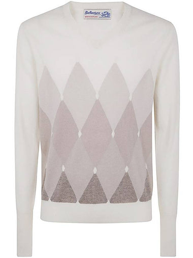 Ballantyne V Neck Pullover Clothing - BALLANTYNE - BALAAN 1