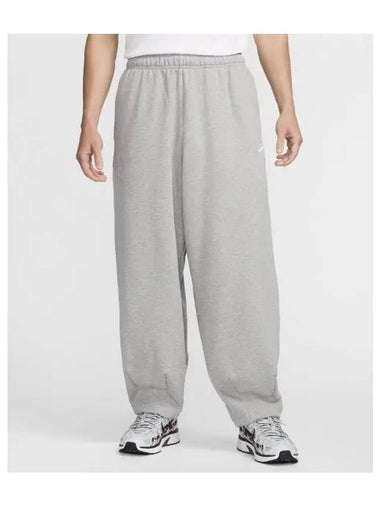 Club Fleece Oversized French Terry Pants M Dark Gray Heather Light Smoke White HJ1823 063 - NIKE - BALAAN 1