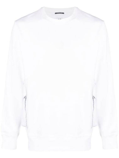 Logo Sweatshirt White - CP COMPANY - BALAAN 1