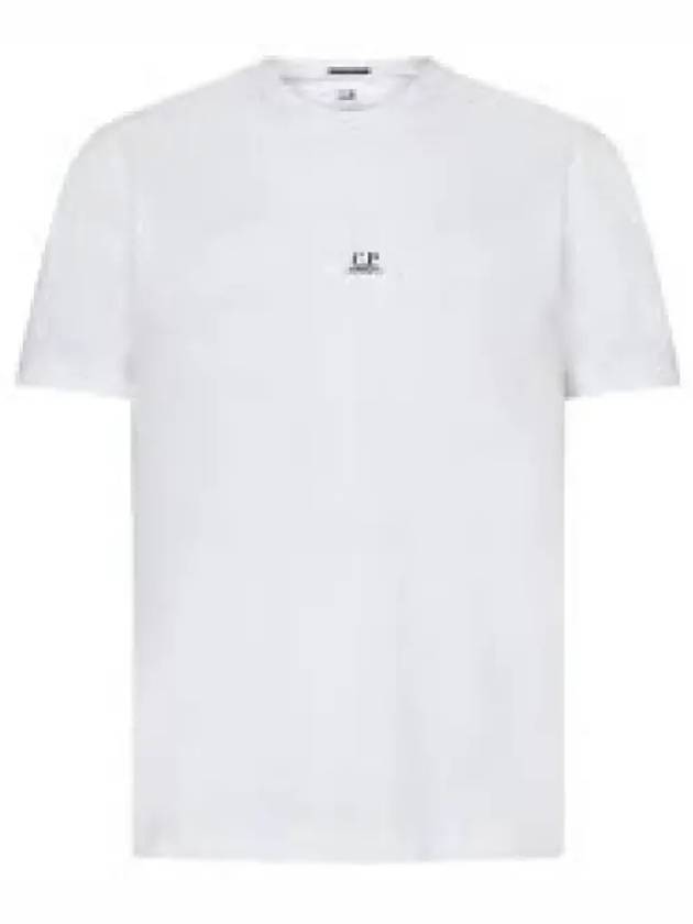 30/1 Jersey Logo Short Sleeve T-Shirt White - CP COMPANY - BALAAN 2