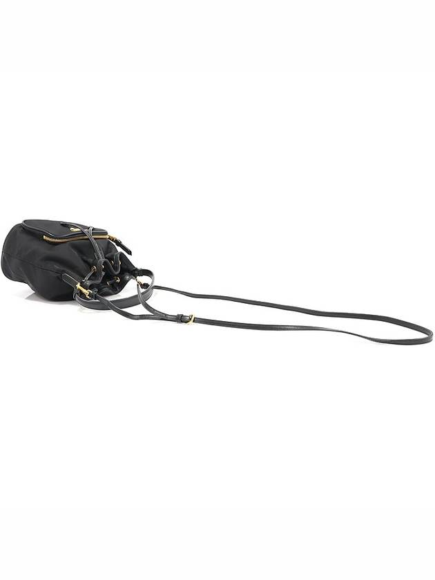 1BH038 Black Nylon Pocono Duet Bucket Bag 2WAY - PRADA - BALAAN 4