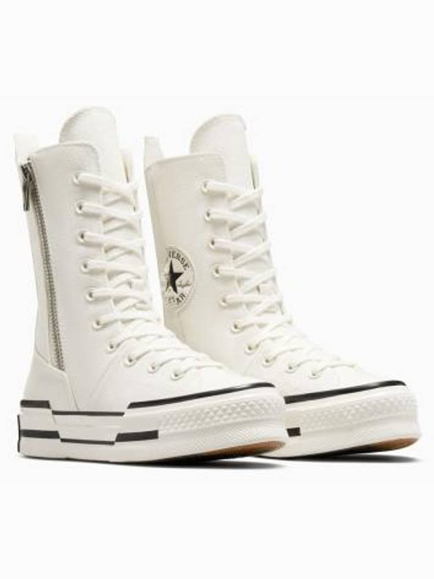 Chuck 70 Plus X High Top Sneakers Egret - CONVERSE - BALAAN 4