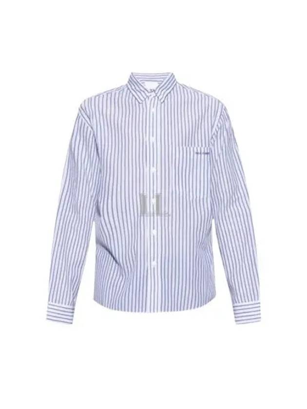 Jasolo Striped Long Sleeve Shirt Blue - ISABEL MARANT - BALAAN 2