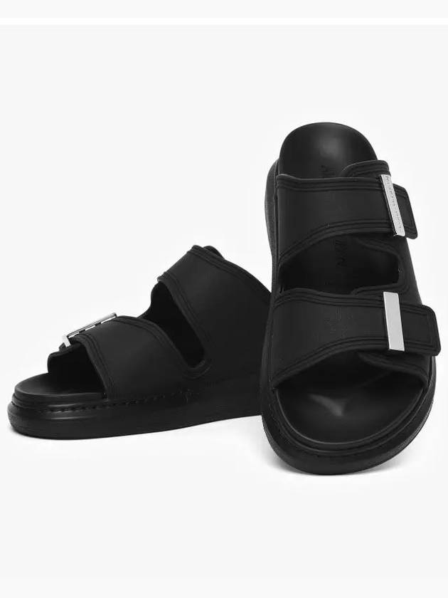 Hybrid Rubber Slippers Black - ALEXANDER MCQUEEN - BALAAN 4