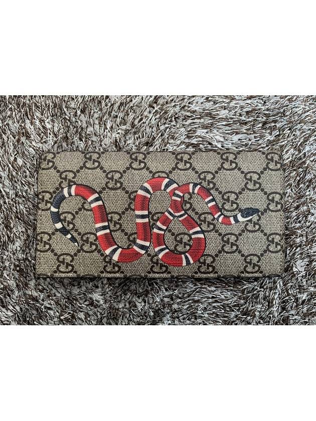 Snake printed long wallet - GUCCI - BALAAN 2