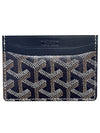 APM107-12 Saint-Sulpice Small Card Holder Navy Wallet TEO - GOYARD - BALAAN 1