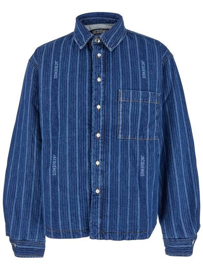 La Chemise Boulanger Long Sleeve Shirt Blue Stripes - JACQUEMUS - BALAAN 2