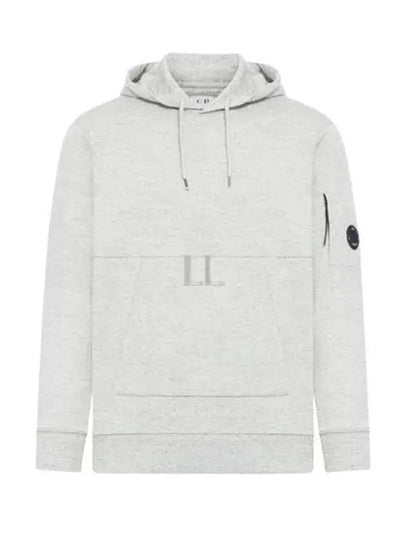 Diagonal Raised Fleece Lens Hoodie Grey - CP COMPANY - BALAAN 2