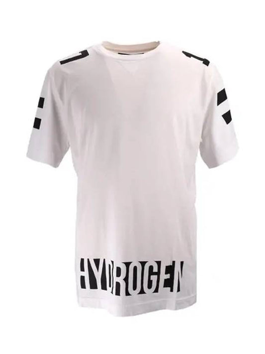 Hockey LTD Round Neck Short Sleeve Men's TShirt White 220608 001 - HYDROGEN - BALAAN 1