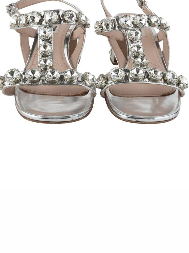 5X978C Crystal Strap Sandals 38 1 233749 2 - MIU MIU - BALAAN 8