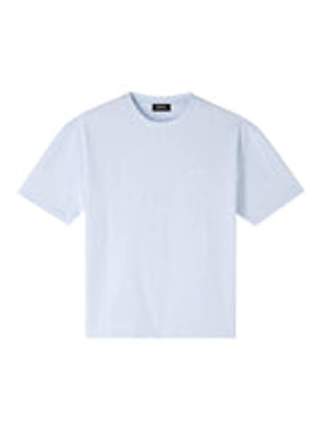 Joachim Short Sleeve T-shirt Blue - A.P.C. - BALAAN 5