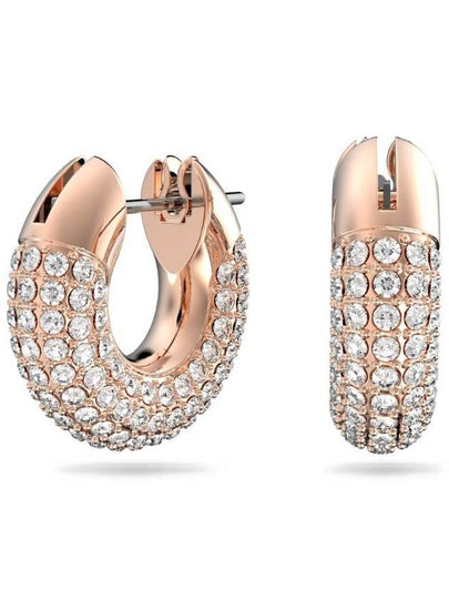 Dextera Hoop Earrings Rose Gold - SWAROVSKI - BALAAN 2