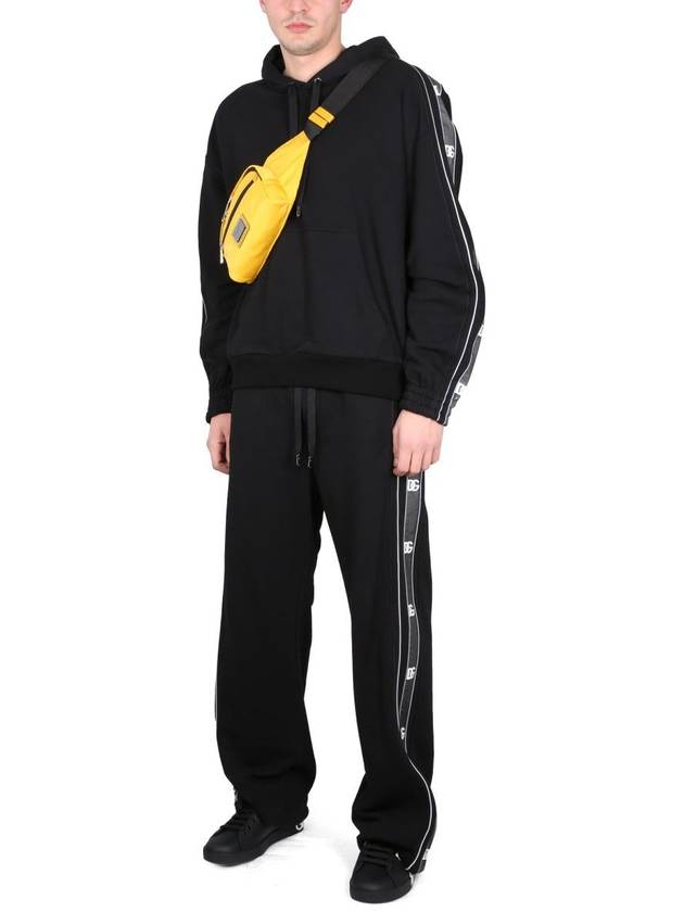 23 SS Side Logo Drawstring Waistband Track Pants - DOLCE&GABBANA - BALAAN 3