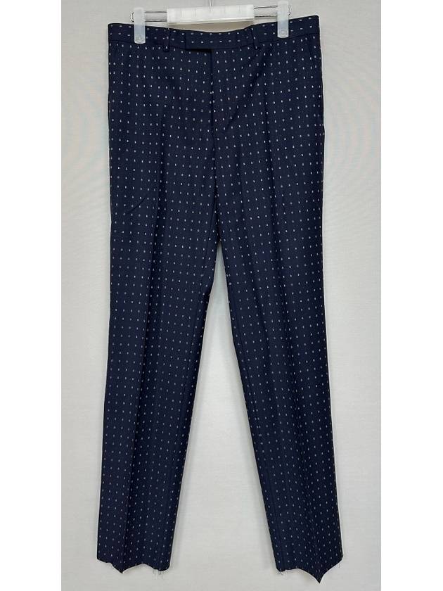 Straight fit G dot wool suit 48 - GUCCI - BALAAN 4