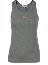 Baby Fox Cotton Sleeveless Grey - MAISON KITSUNE - BALAAN 2