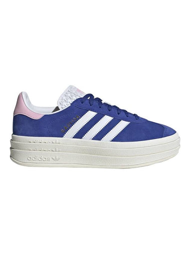 Originals Women's Gazelle Bold Low Top Sneakers Blue - ADIDAS - BALAAN 1