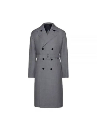 LARDINI ITTUFIAT61641 150NE Unstructured Double Breasted Trench Coat - RVR LARDINI - BALAAN 1