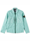 21SS 741510523 V0044 Membrana Overshirt Jacket Mint Men’s Jacket TLS - STONE ISLAND - BALAAN 1