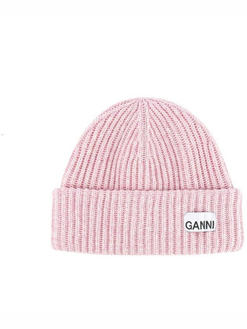 Women's Beanie A4429 LILAC - GANNI - BALAAN 1