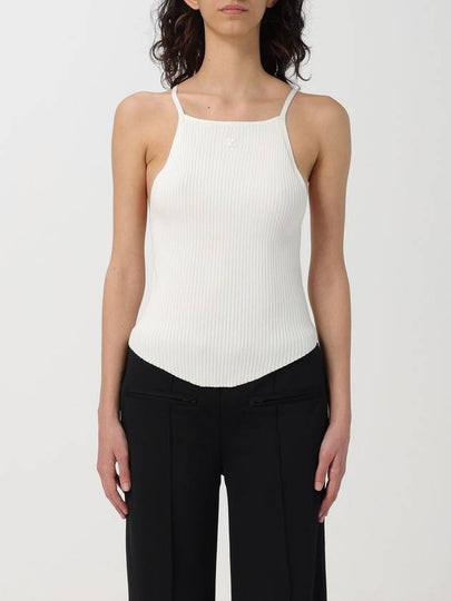 Holistic Ribbed Knit Sleeveless White - COURREGES - BALAAN 2