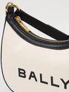 Ellipse Bar Logo Print Cross Bag White - BALLY - BALAAN 4