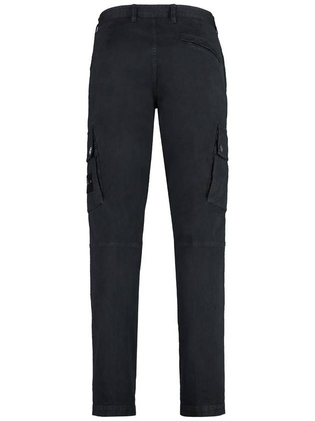 Compass Badge Cargo Straight Pants Black - STONE ISLAND - BALAAN 3