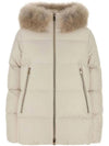 Laichefur Hooded Short Down Padding White - MONCLER - BALAAN 1