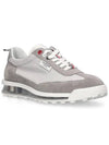 Tech Runner Panel Low Top Sneakers Grey - THOM BROWNE - BALAAN 3