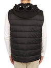 Shell R Mix Goggle Hooded Padded Vest Black - CP COMPANY - BALAAN 6